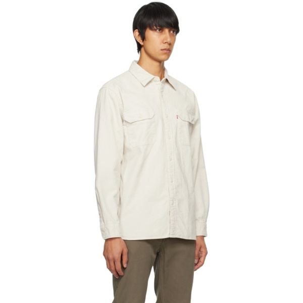  리바이스S White Jackson Shirt 241099M192000