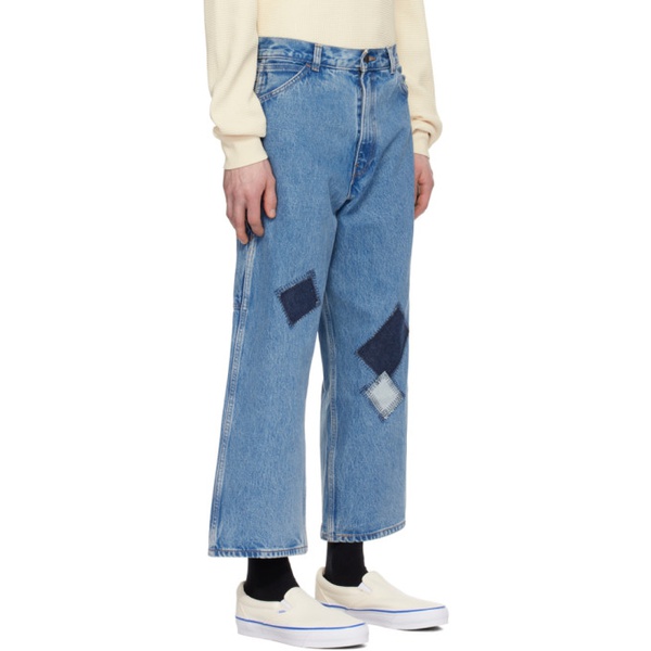  리바이스S Blue Skateboarding Cropped Carpenter Jeans 241099M186004