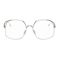 로에베 LOEWE Silver Square Glasses 232677M134016