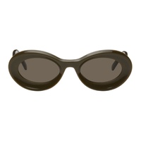 로에베 LOEWE Khaki Loop Sunglasses 232677M134020