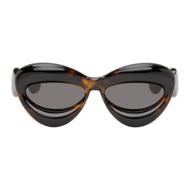 로에베 LOEWE Tortoiseshell Inflated Sunglasses 232677F005070