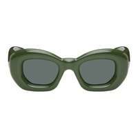 로에베 LOEWE Green Inflated Butterfly Sunglasses 241677F005034
