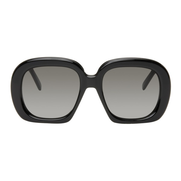 로에베 로에베 LOEWE Black Halfmoon Sunglasses 241677M134036