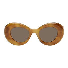 로에베 LOEWE Tortoiseshell Wing Sunglasses 241677F005056