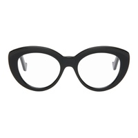로에베 LOEWE Black Chunky Anagram Glasses 241677M133006