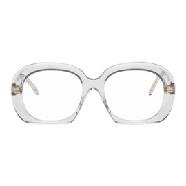 로에베 LOEWE Gray Curvy Glasses 241677M133009