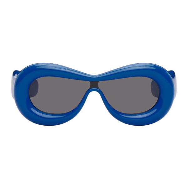 로에베 로에베 LOEWE Blue Inflated Goggle Sunglasses 241677M134041