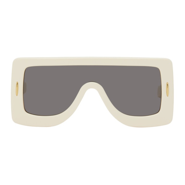 로에베 로에베 LOEWE 오프화이트 Off-White Anagram Mask Sunglasses 241677F005071