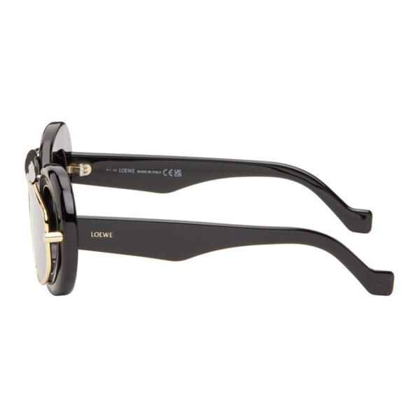 로에베 로에베 LOEWE Black Wing Double Frame Sunglasses 241677F005029