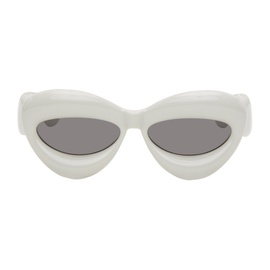 로에베 LOEWE Gray Inflated Cateye Sunglasses 241677F005010