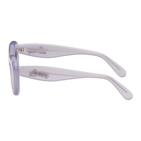 로에베 로에베 LOEWE Purple Cateye Sunglasses 241677F005012
