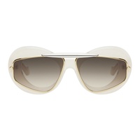 로에베 LOEWE 오프화이트 Off-White Wing Double Frame Sunglasses 241677M134021