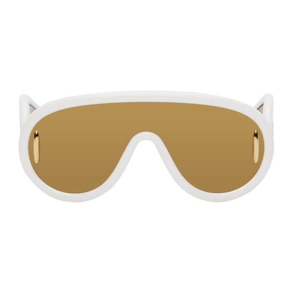 로에베 로에베 LOEWE White Wave Mask Sunglasses 242677M134023