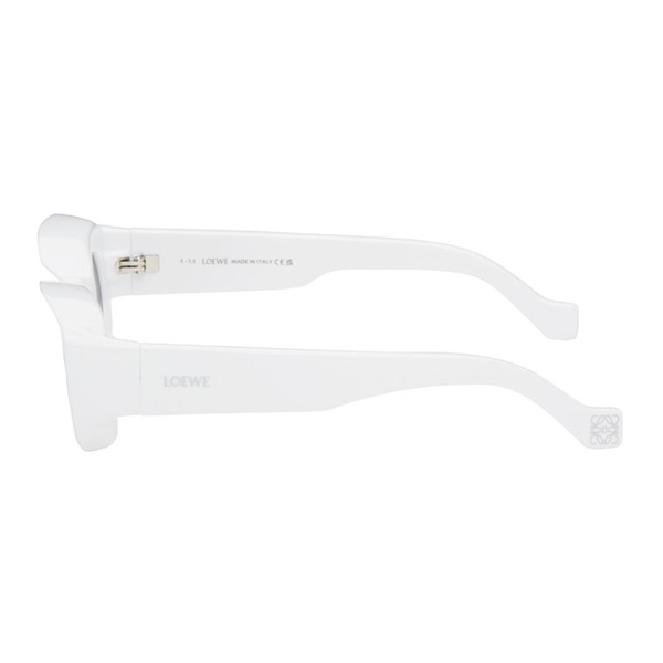 로에베 로에베 LOEWE White & Silver Paulas Ibiza Original Sunglasses 241677M134001