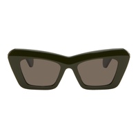 로에베 LOEWE Green Cat-Eye Sunglasses 242677F005028