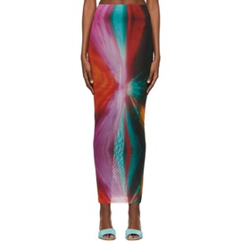 루이자 벨로 Louisa Ballou Multicolor Polyester Maxi Skirt 221348F093002