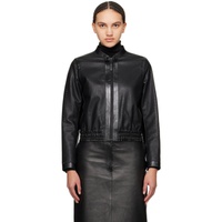 맥케이지 MACKAGE Black Noelia Leather Jacket 241015F064007