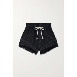 MARANT EETOILE Talapiz frayed silk shorts 790747090