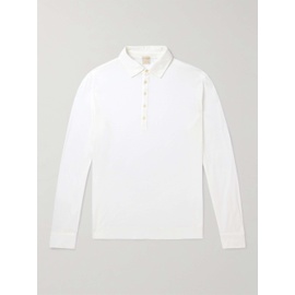 마시모 알바 MASSIMO ALBA Ischia Cotton and Cashmere-Blend Polo Shirt 1647597323415862