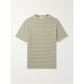 마시모 알바 MASSIMO ALBA Panarea Striped Cotton and Linen-Blend T-Shirt 1647597327644548
