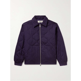 METALWOOD + Throwing Fits Logo-Embroidered Quilted Cotton-Twill Jacket 1647597324115710