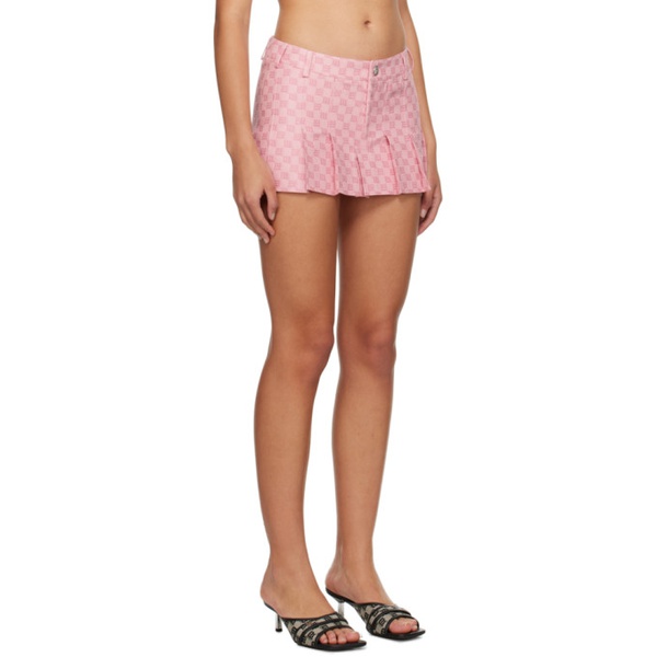  미스비헤이브 MISBHV Pink School Miniskirt 241937F090000