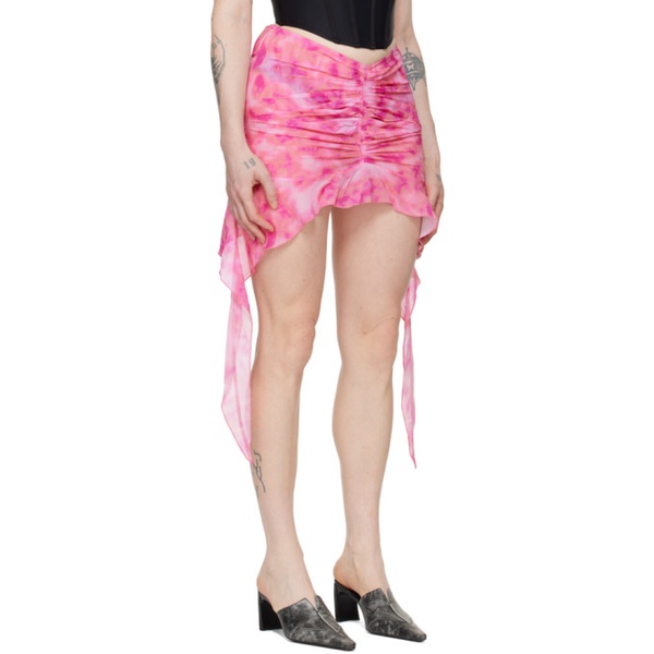  미스비헤이브 MISBHV Pink Camo Miniskirt 241937F090016
