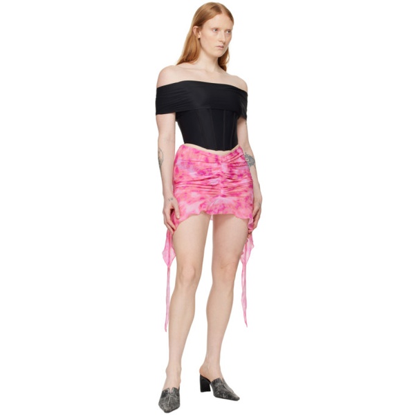  미스비헤이브 MISBHV Pink Camo Miniskirt 241937F090016