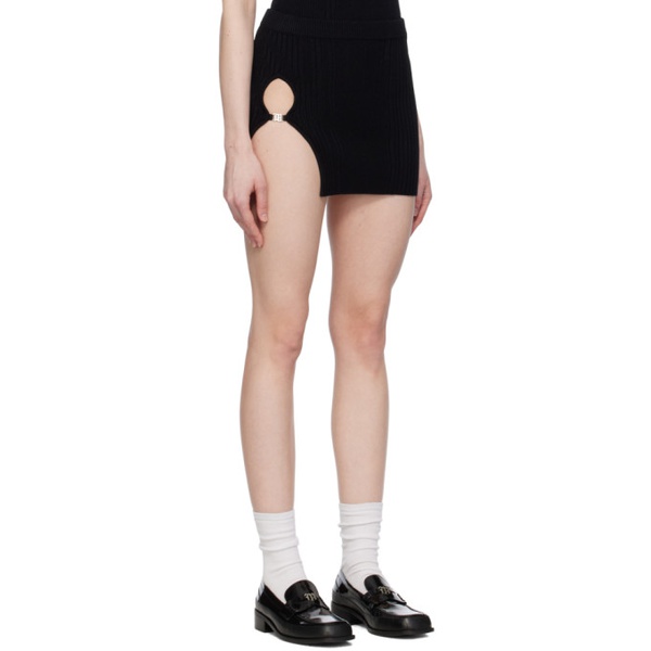  미스비헤이브 MISBHV Black Seamless Miniskirt 241937F090006