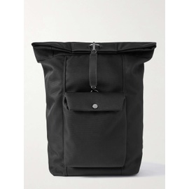 MISMO M/S Escape Leather-Trimmed Ballistic Nylon Backpack 1647597317708205