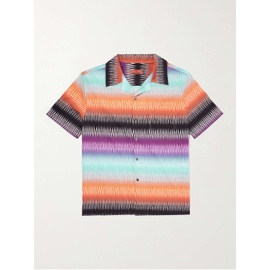 미소니 MISSONI Camp-Collar Printed Cotton-Poplin Shirt 1647597315444071