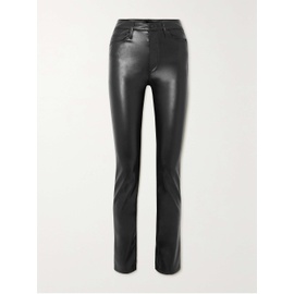 MOTHER + NET SUSTAIN The Dazzler Skimp faux leather straight-leg pants 790703847