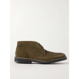 MR P. Andrew Split-Toe Shearling-Lined Regenerated Suede by evolo Chukka Boots 45666037504180448