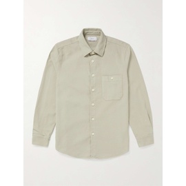 MR P. Garment-Dyed Ribbed Cotton Shirt 1647597278004252