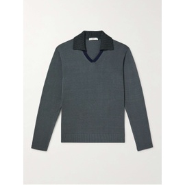 MR P. Colour-Block Organic Cotton and TENCEL Lyocell-Blend Polo Shirt 1647597277106235