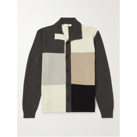 MR P. Colour-Block Cashmere and Virgin Wool-Blend Shirt 1647597284319969