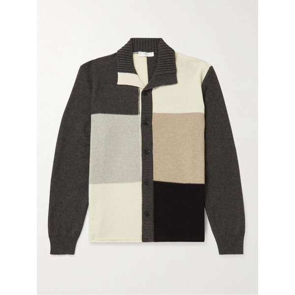  MR P. Colour-Block Cashmere and Virgin Wool-Blend Shirt 1647597284319969