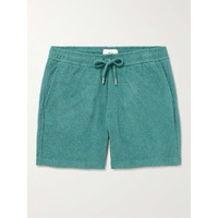 MR P. Straight-Leg Organic Cotton-Terry Drawstring Shorts 1647597307393265