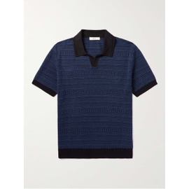 MR P. Striped Cotton Polo Shirt 1647597307256446