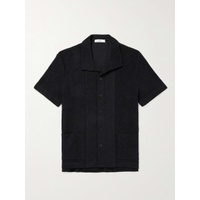 MR P. Camp-Collar Cotton-Terry Shirt 1647597307393272