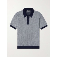 MR P. Open-Knit Merino Wool-Jacquard Polo Shirt 1647597307347090