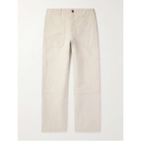 MR P. Straight-Leg Cotton and Linen-Blend Canvas Trousers 1647597307272644