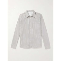 MR P. Pinstriped Organic Cotton Oxford Shirt 1647597323195034
