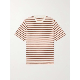 MR P. Striped Open-Knit Organic Cotton T-Shirt 1647597324602593
