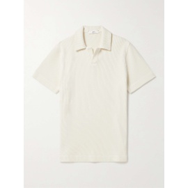 MR P. Waffle-Knit Organic Cotton Polo Shirt 1647597307362638