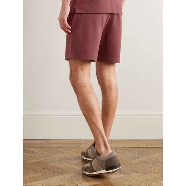 MR P. Straight-Leg Organic Cotton-Pique Drawstring Shorts 1647597307362644