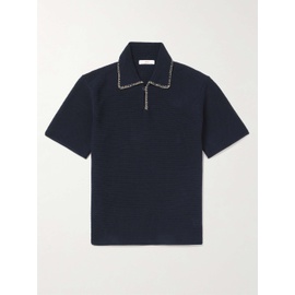 MR P. Embroidered Cotton Polo Shirt 1647597331824501