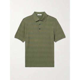 MR P. Golf Jacquard-Knit Organic Cotton Polo Shirt 1647597331955636