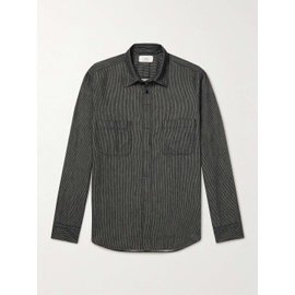 MR P. Pinstriped Cotton-Flannel Shirt 17266703523630548