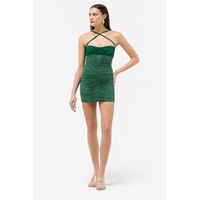 뮈글러 MUGLER Cut-Out Stretch Mini Dress in Green 22W1RO1466681-B5045-42